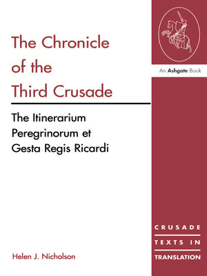 cover image of The Chronicle of the Third Crusade
